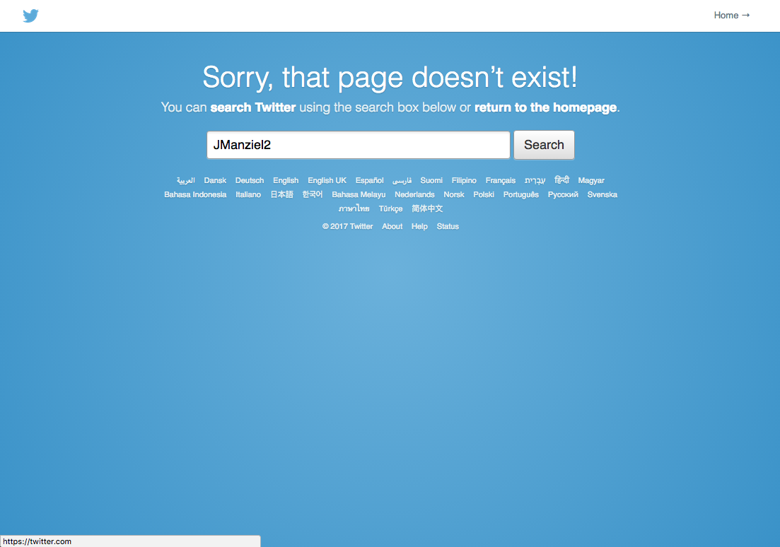 Johnny Manziel's Twitter page unavailable after tweets to President Trump